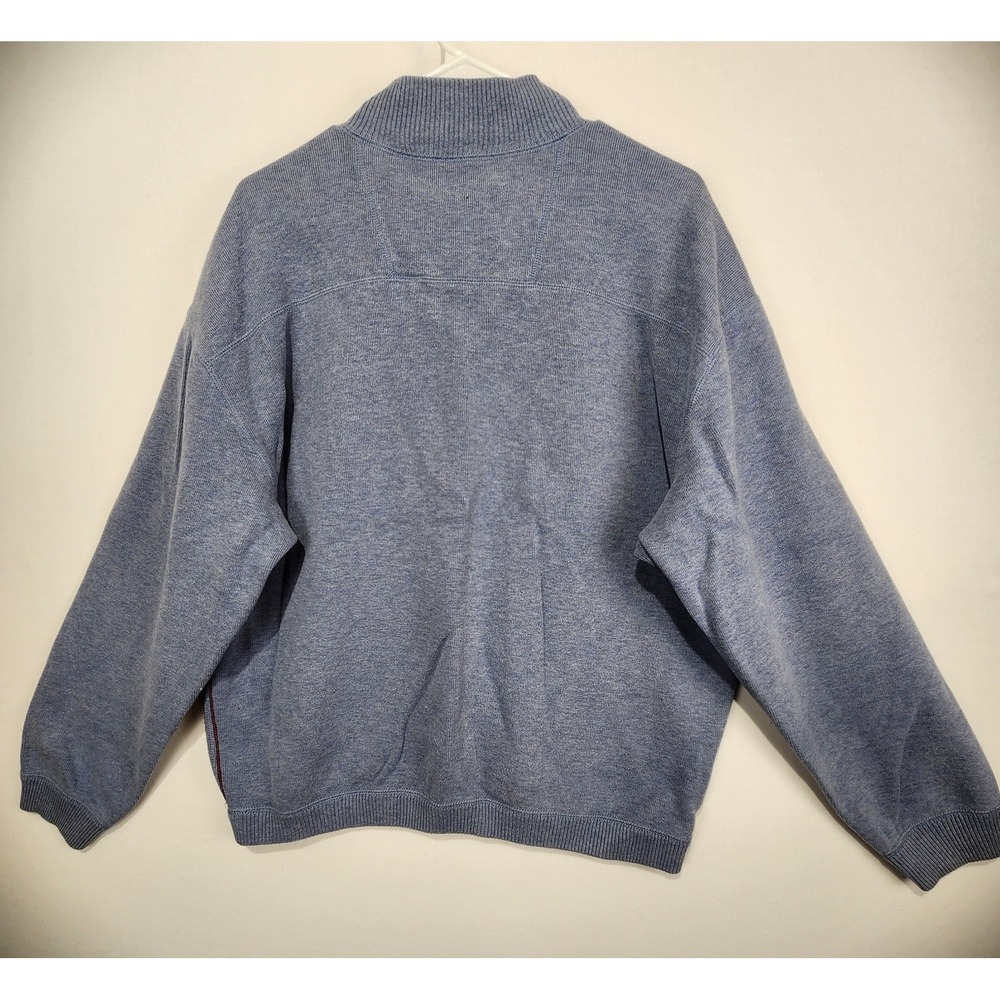 Tommy Bahama Men's 1/4 Zip Casual Knit Sweater Pullover Blue Size L - Picture 7 of 7